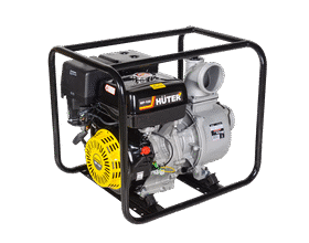 Бензиновая мотопомпа HUTER MP-100
