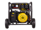 Бензиновый генератор HUTER DY6500LX с колёсами и аккумулятором