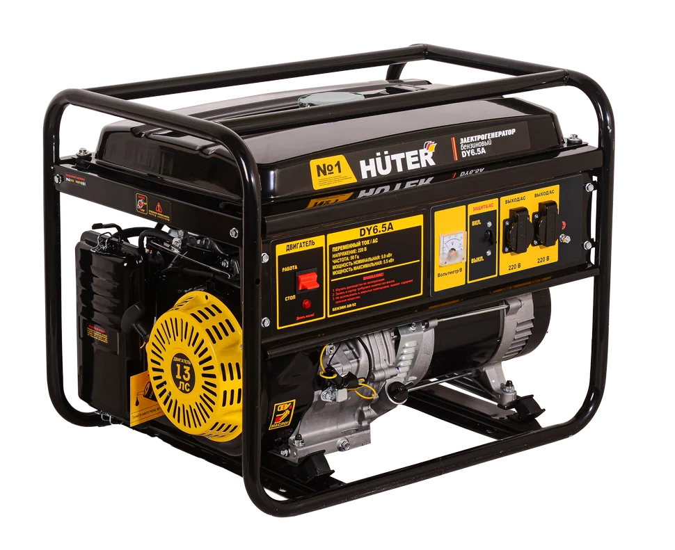 Бензиновый генератор HUTER DY6.5A