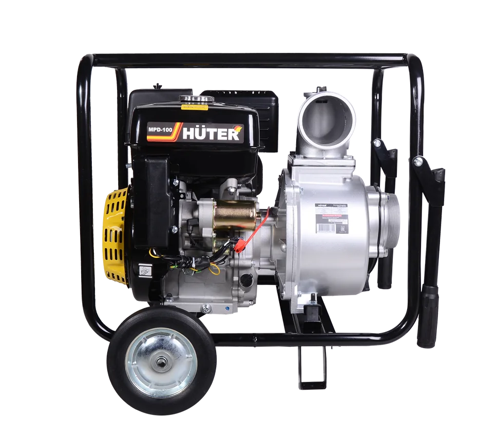 Бензиновая мотопомпа HUTER MPD-100
