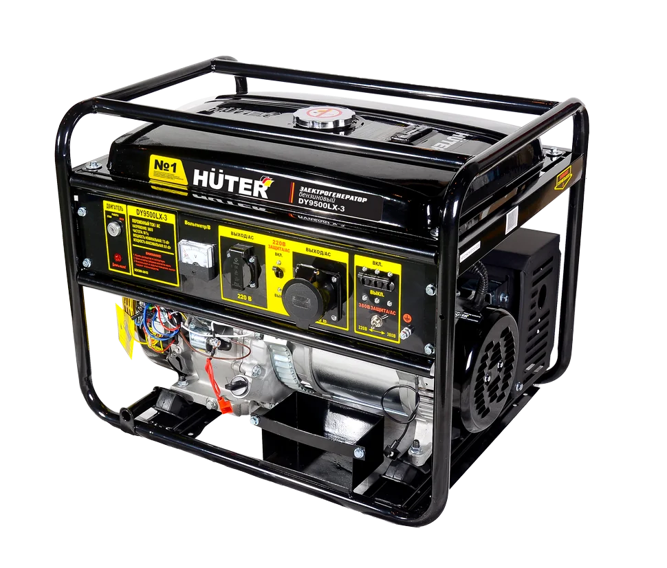 Бензиновый генератор HUTER DY9500LX-3