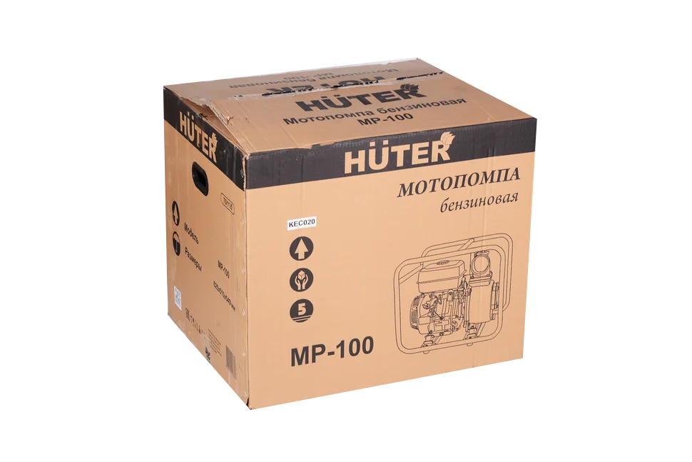 Бензиновая мотопомпа HUTER MP-100
