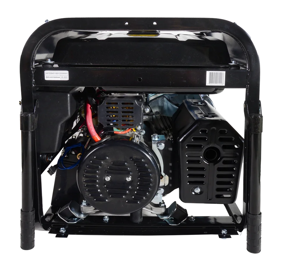 Бензиновый генератор HUTER DY6500LXW с функцией сварки, с колёсами