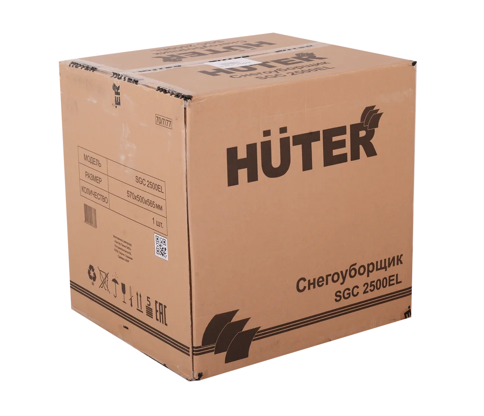 Электрический снегоуборщик HUTER SGC 2500EL