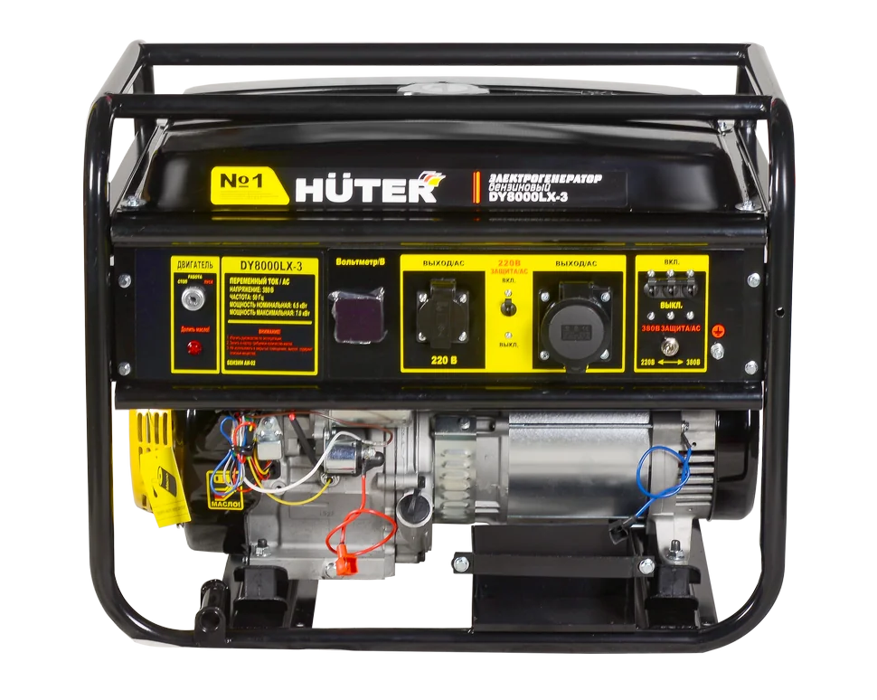 Бензиновый генератор HUTER DY8000LX-3