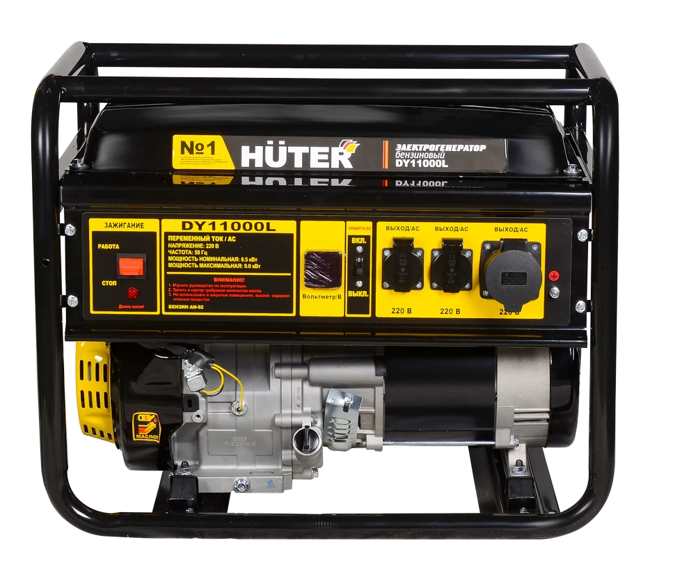 Бензиновый генератор HUTER DY11000L