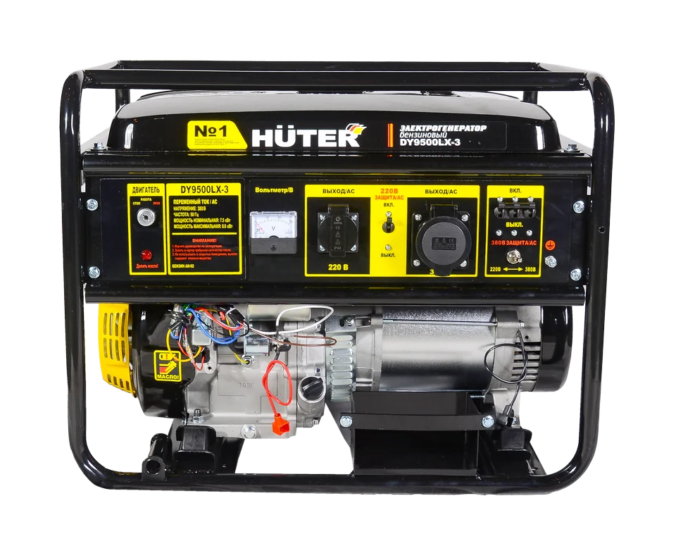 Бензиновый генератор HUTER DY9500LX-3