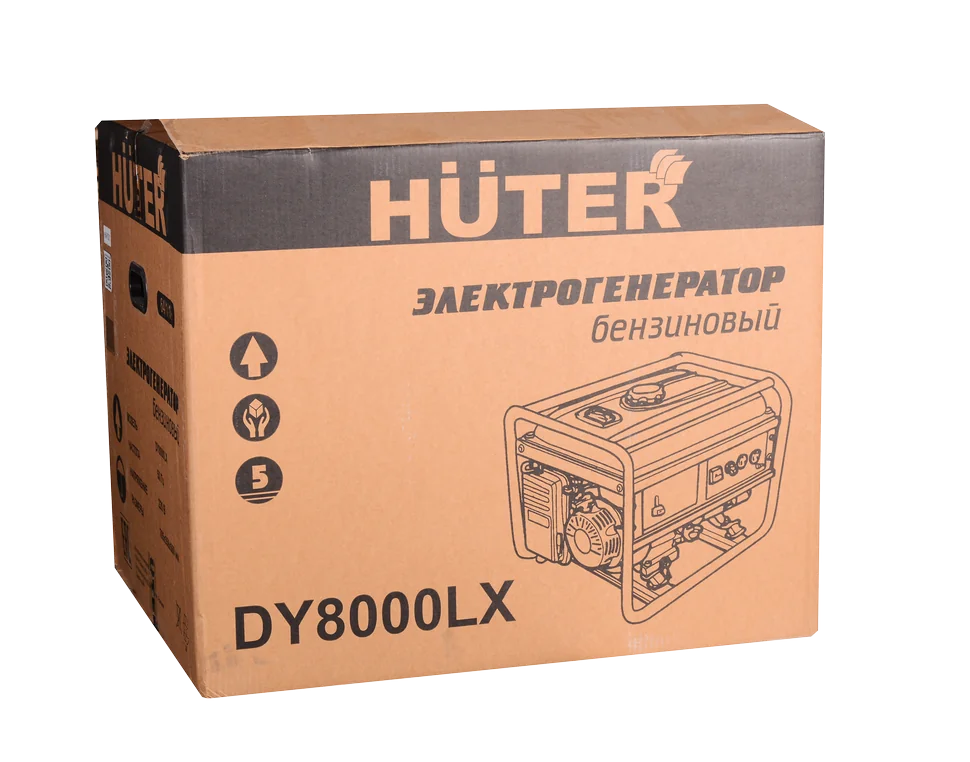 Бензиновый генератор HUTER DY8000LX
