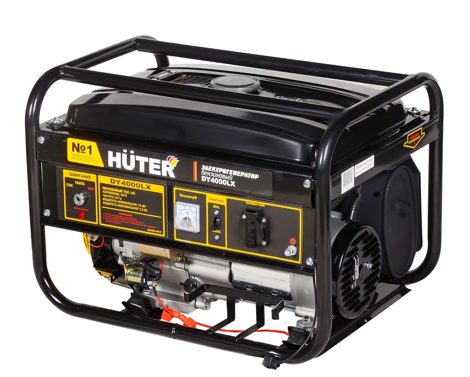 Бензиновый генератор HUTER DY4000LX-электростартер