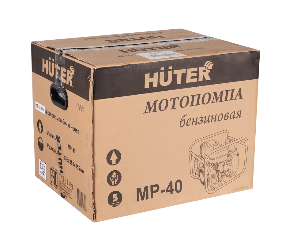 Бензиновая мотопомпа HUTER MP-40