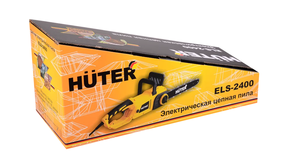 Электрическая цепная пила HUTER ELS-2400