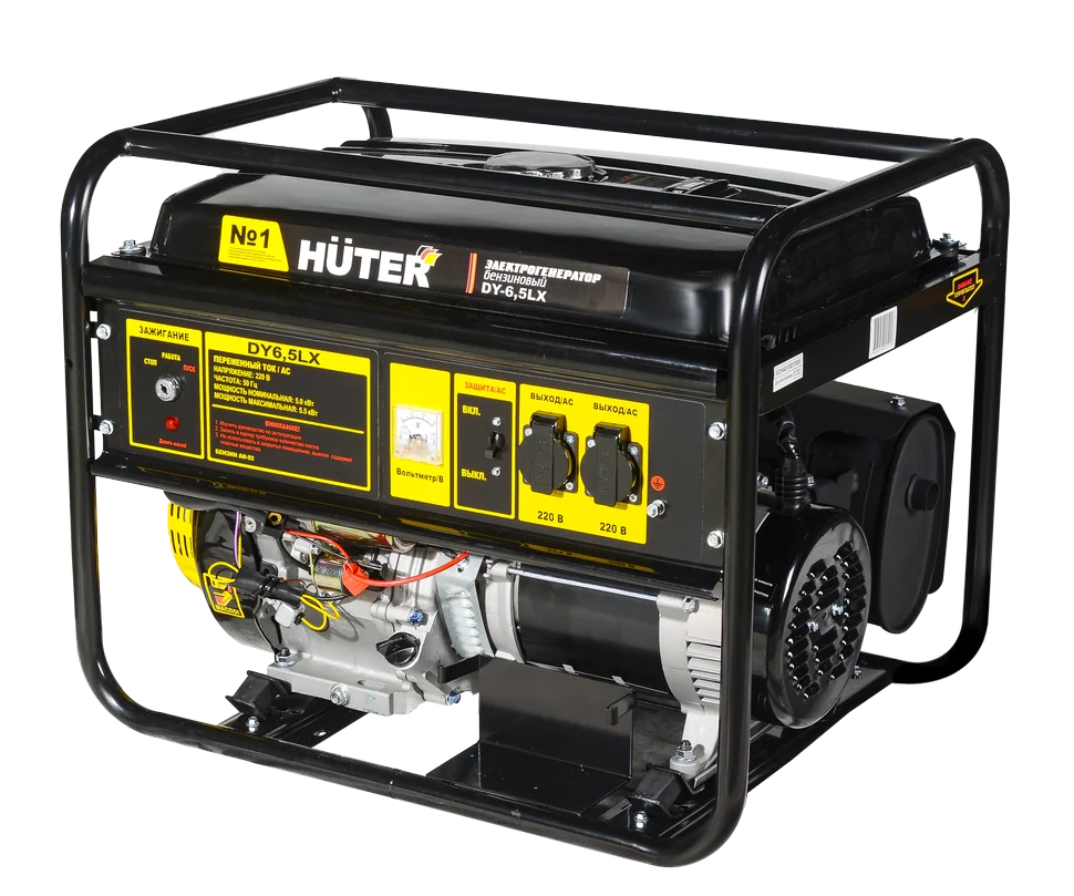 Бензиновый генератор HUTER DY6,5LX