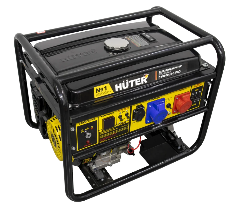 Бензиновый генератор HUTER DY9500LX-3 PRO