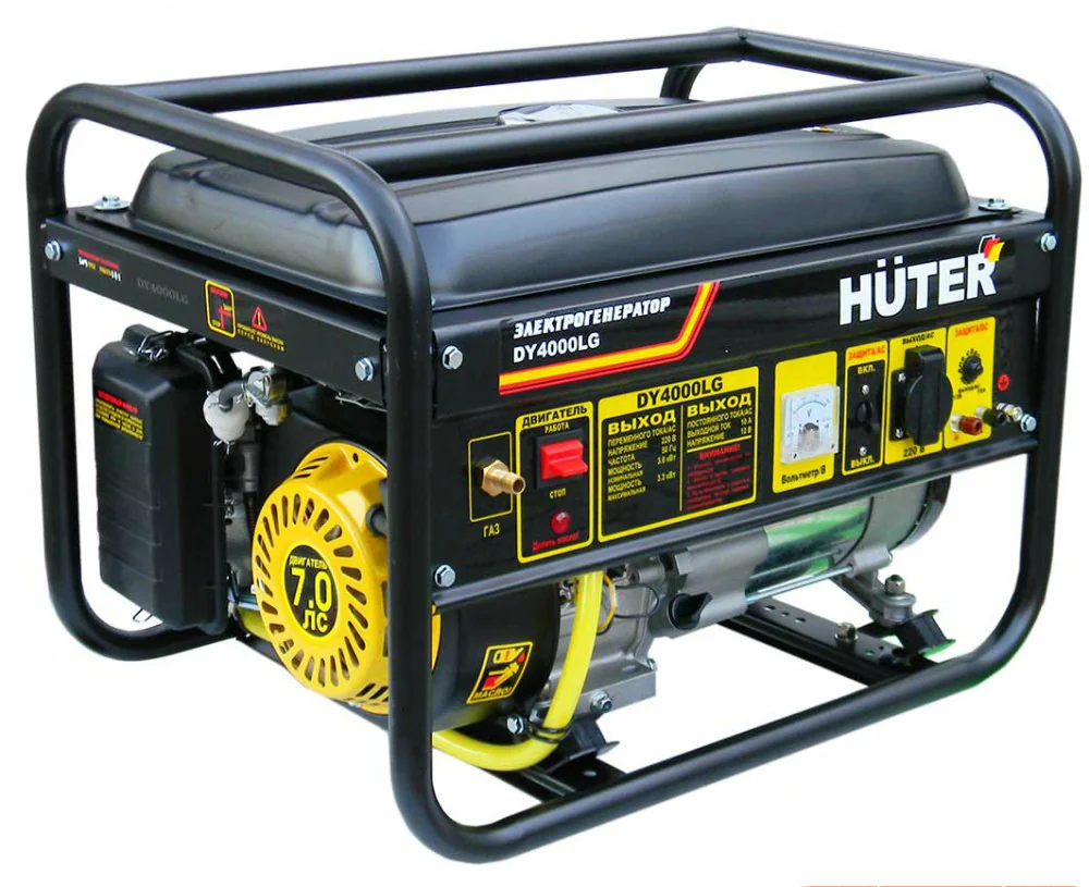 Бензиновый генератор HUTER DY4000LG