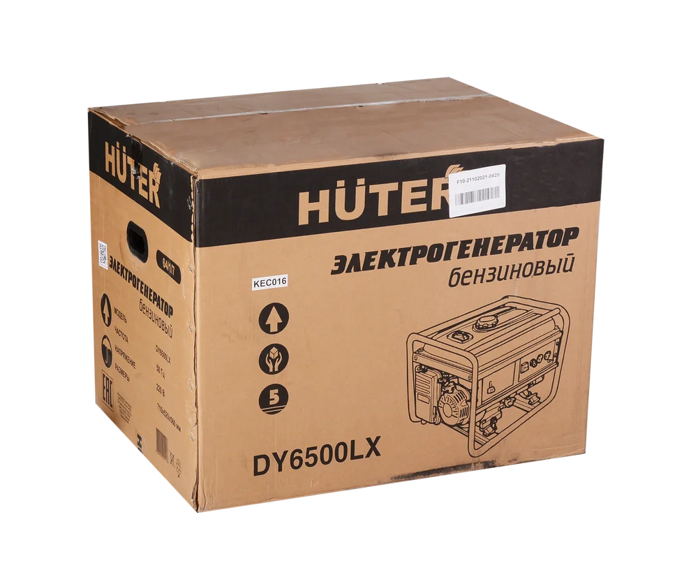 Бензиновый генератор HUTER DY6500LX-электростартер