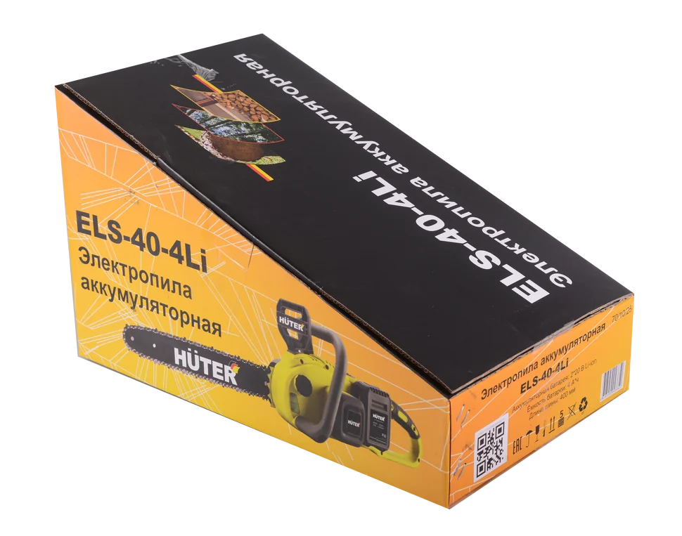 Аккумуляторная цепная пила HUTER ELS-40-4 Li