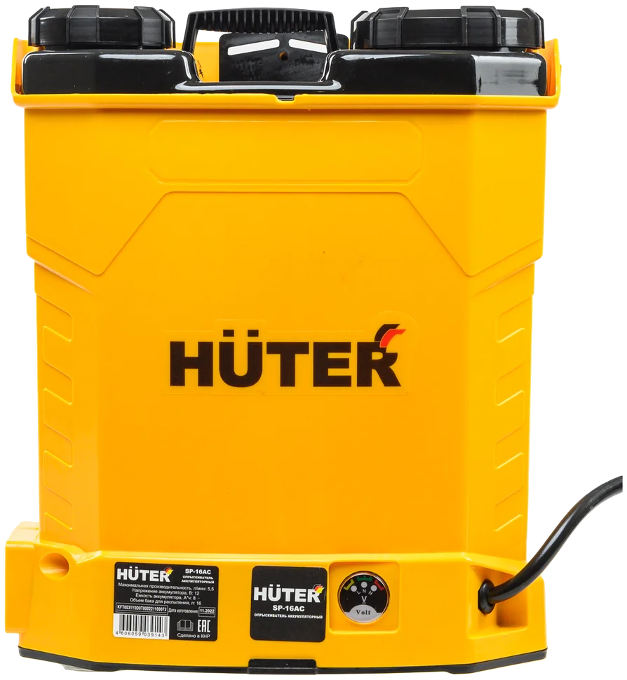 Аккумуляторный опрыскиватель HUTER SP-16AC