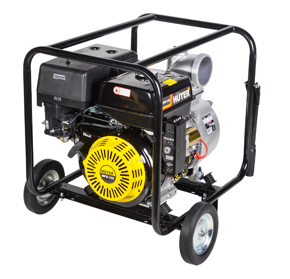 Бензиновая мотопомпа HUTER MPD-100