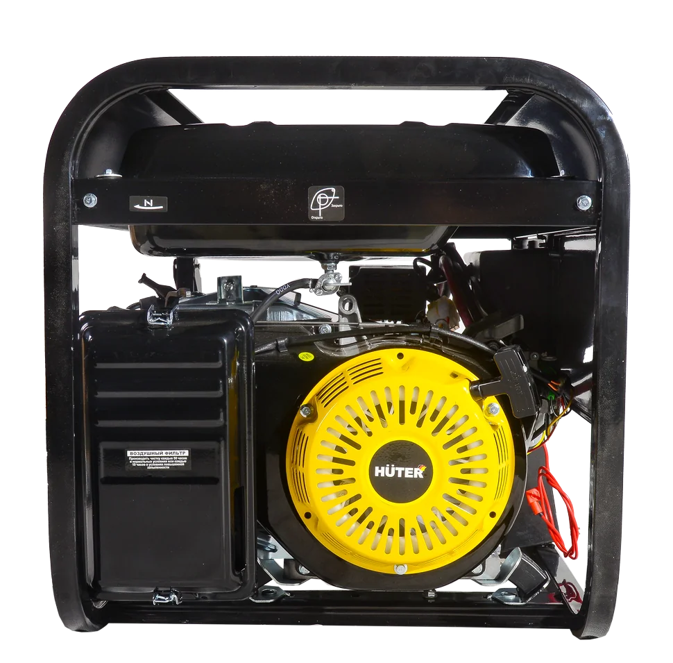 Бензиновый генератор HUTER DY6500LXW с функцией сварки, с колёсами
