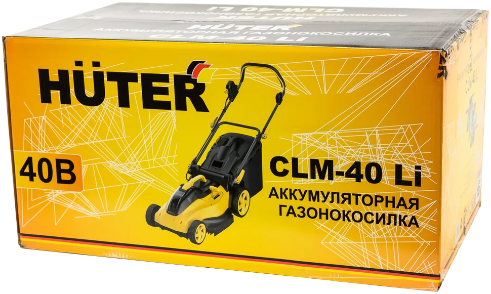 Аккумуляторная газонокосилка HUTER CLM-40 Li