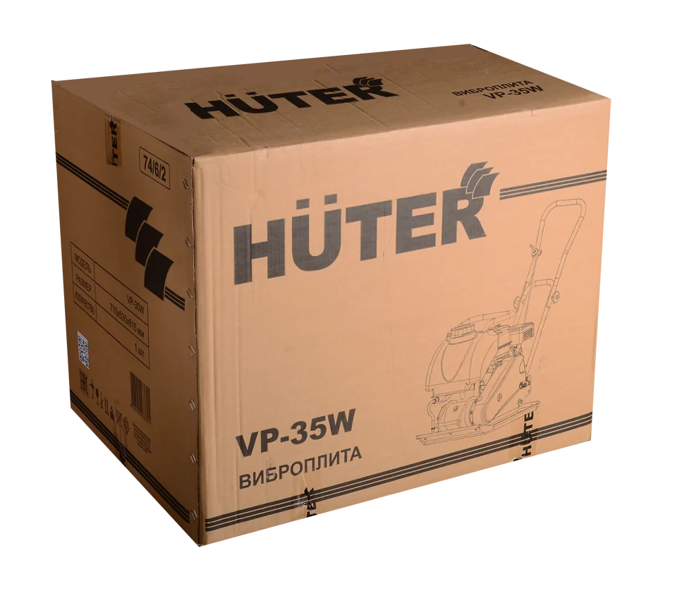Бензиновая виброплита HUTER VP-35W