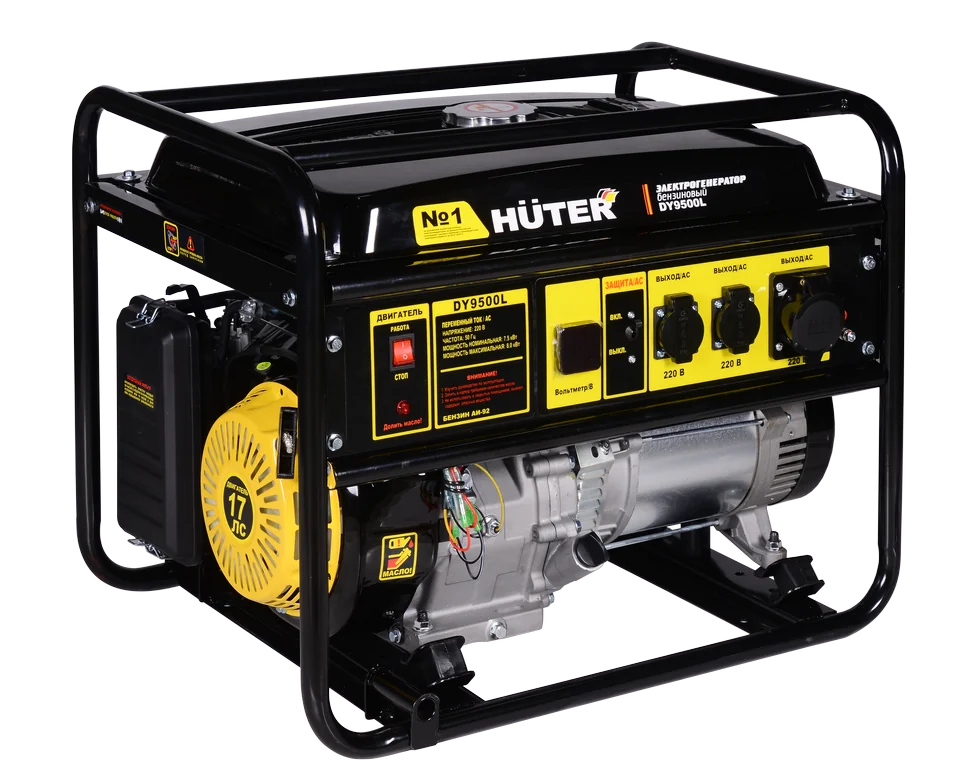 Бензиновый генератор HUTER DY9500L
