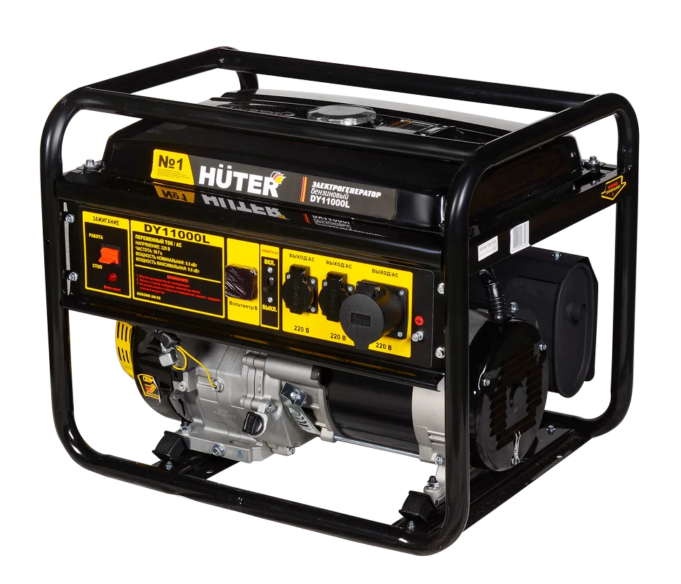 Бензиновый генератор HUTER DY11000L