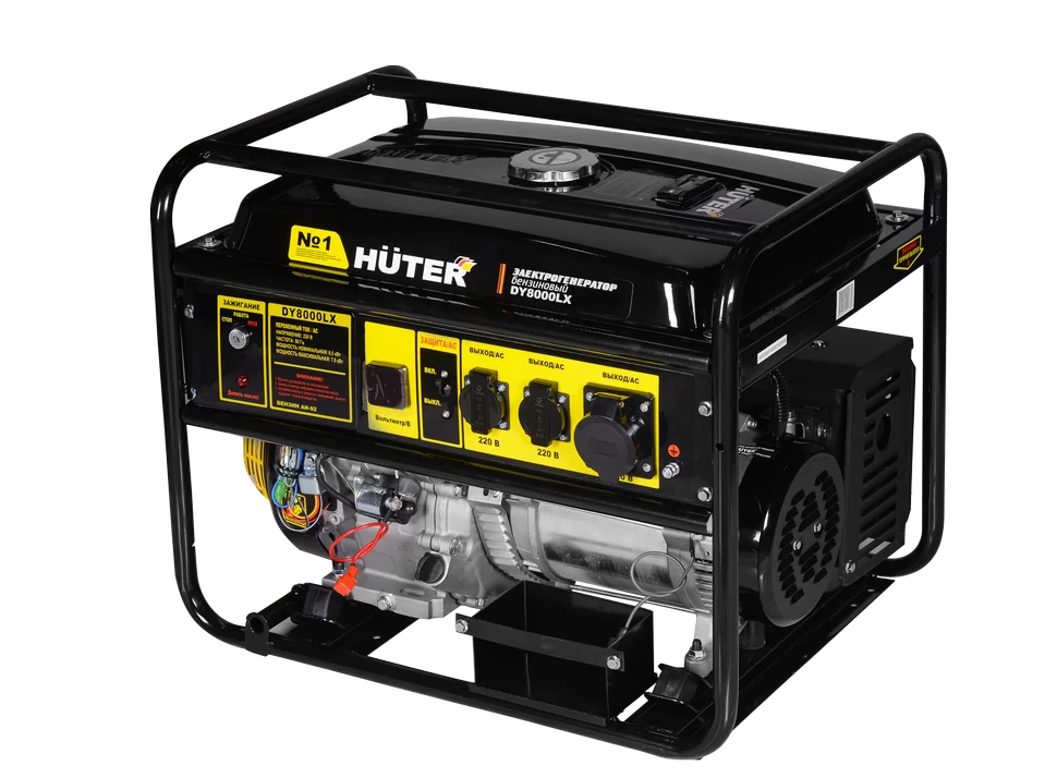 Бензиновый генератор HUTER DY8000LX